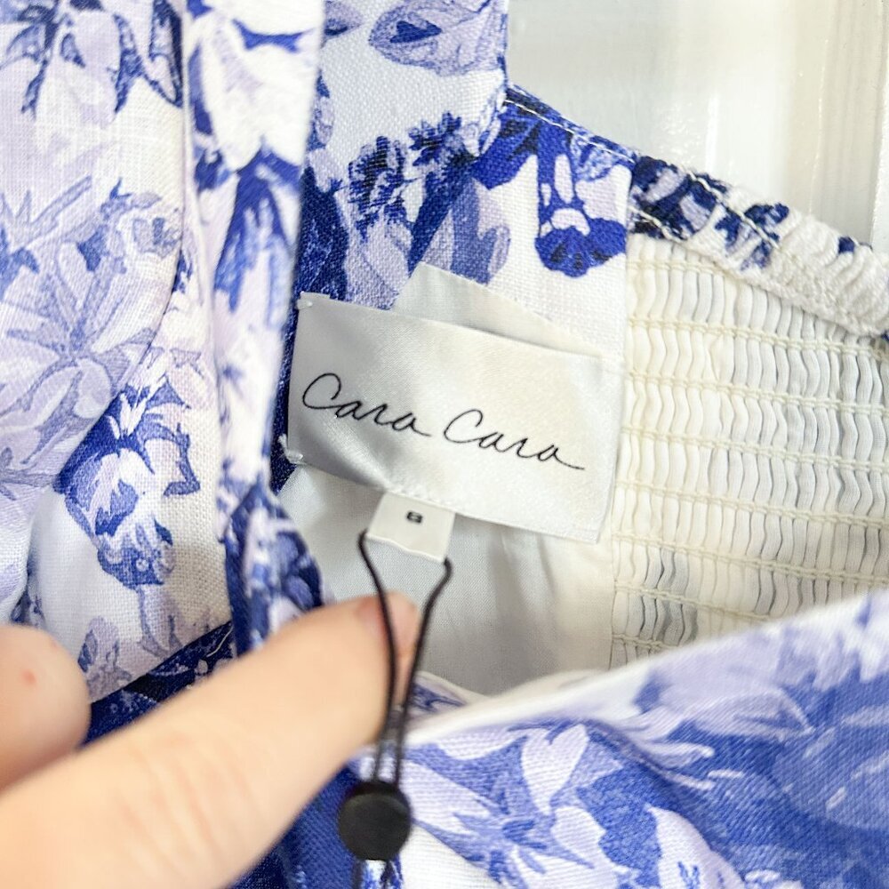 NWT Cara Cara x Tuckernut Blue Hill Dress Nordic Fields Blue Size 8 - Picture 5 of 7